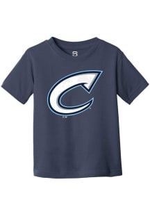 Summit Sportswear Columbus Clippers Toddler Navy Blue Primary Logo Short Sleeve T-Shirt