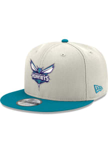 New Era Charlotte Hornets White 2T 59FIFTY Mens Snapback Hat