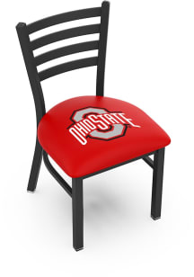 Ohio State Buckeyes Stationary Black Wrinkle Finish Pub Stool - Black