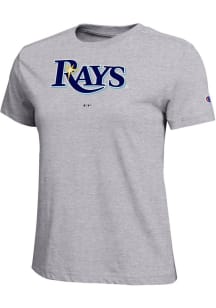 Champion Tampa Bay Rays Womens Grey Core Short Sleeve T-Shirt