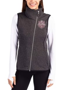 Cutter and Buck Indiana Hoosiers Womens Red 2025 CFP National Champions Mainsail Asymmetrical Vest