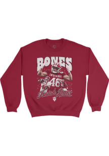 Isaiah Jones Indiana Hoosiers Mens Crimson Electric Player Crew