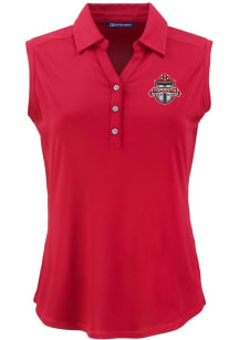 Cutter and Buck Toronto FC Womens Red Forge Eco Polo Shirt