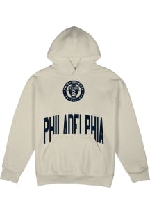 Philadelphia Union Mens Cream Surrender Fashion Hood