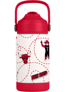 Chicago Bulls 12 oz Kids Stainless Steel Bottle - Red