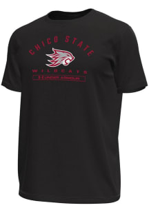 Under Armour CSU Chico Wildcats Black Name Tech Stretch Short Sleeve T Shirt