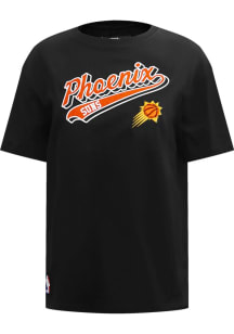 Pro Standard Phoenix Suns Womens Black Script Boyfriend Short Sleeve T-Shirt