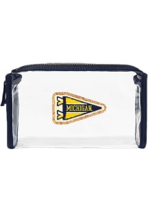 Michigan Wolverines Travel Pouch Womens Clear Tote