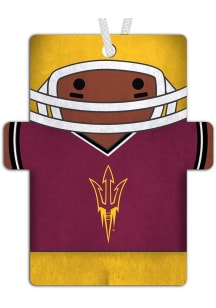 Arizona State Sun Devils Football Player Ornament - Maroon