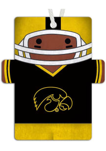 Iowa Hawkeyes Football Player Ornament - Black