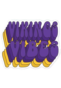 Minnesota Vikings 3in Team Vibes Stickers - Purple