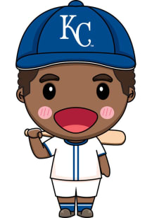 Kansas City Royals 3in Baseball Player Stickers - Blue