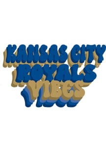 Kansas City Royals 3in Team Vibes Stickers - Blue