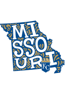 Kansas City Royals 3in State Name Stickers - Blue