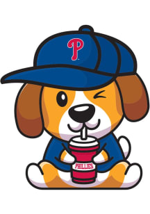 Philadelphia Phillies 3in Dog Stickers - Blue