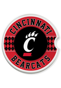 Cincinnati Bearcats Argyle Car Coaster - Black
