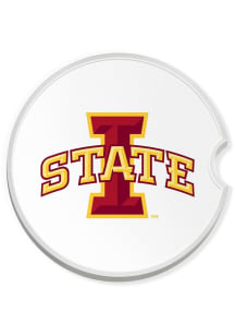 Iowa State Cyclones Team Logo Car Coaster - Red