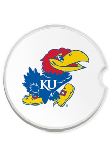 Kansas Jayhawks Team Logo Car Coaster - Blue