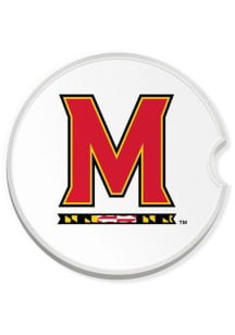 Maryland Terrapins Team Logo Car Coaster - Red
