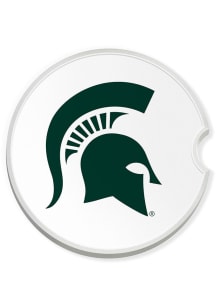 Michigan State Spartans Team Logo Car Coaster - Green
