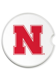 Nebraska Cornhuskers Team Logo Car Coaster - Red