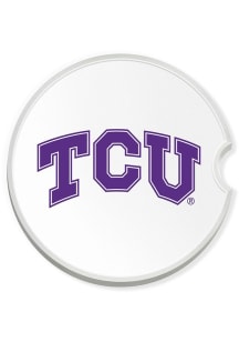 TCU Horned Frogs Team Logo Car Coaster - Purple