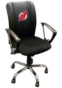 New Jersey Devils Curve Desk Chair - Black