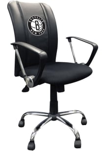 Brooklyn Nets Curve Desk Chair - Black