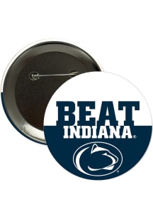 Penn State Nittany Lions BEAT Indiana 3" Button - Navy Blue