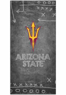 Arizona State Sun Devils Chalk Playbook Sign - Maroon