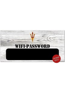 Arizona State Sun Devils Wifi Password 6x12 Sign - Maroon