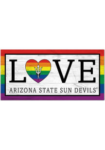 Arizona State Sun Devils LGBTQ Love Sign - Maroon