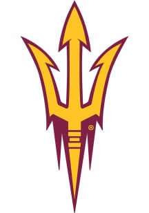 Arizona State Sun Devils Team Logo 8 Inch Cutout Sign - Maroon