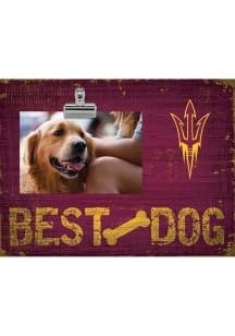 Arizona State Sun Devils Best Dog Clip Picture Frame - Maroon