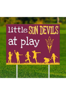 Arizona State Sun Devils Little Fans at Play Yard Sign - Maroon