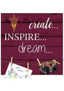 Arizona State Sun Devils Create Inspire Dream Sign - Maroon