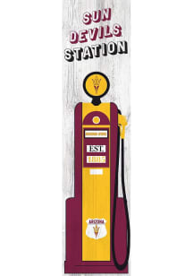 Arizona State Sun Devils Retro Pump Leaner Sign - Maroon