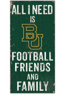 Baylor Bears Football Friends and Family Sign - Green