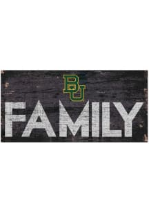 Baylor Bears Family 6x12 Sign - Green