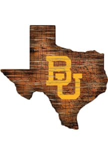 Baylor Bears Mini Roadmap State Sign - Green