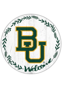 Baylor Bears Welcome Circle Sign - Green