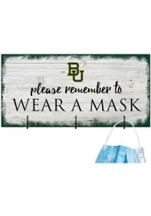 Baylor Bears Please Wear Your Mask Sign - Green