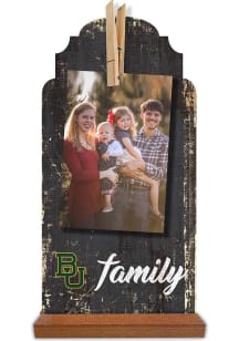 Baylor Bears Family Clothespin Sign - Green