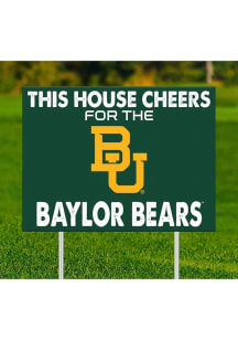 Baylor Bears This House Cheers For Yard Sign - Green