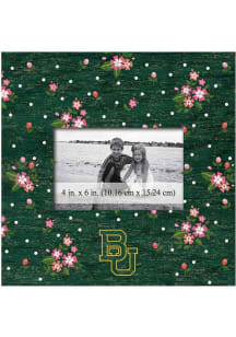 Baylor Bears Floral Picture Frame - Green