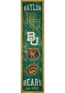 Baylor Bears Heritage Banner 6x24 Sign - Green