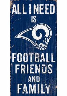 Los Angeles Rams Football Friends and Family Sign - Blue
