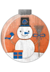 Boise State Broncos Snowglobe 12 Inch Sign - Blue