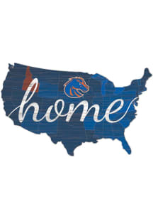 Boise State Broncos USA Shape Cutout Sign - Blue