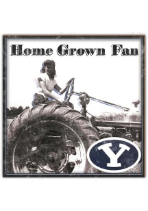 BYU Cougars Aluminum Can Sign - Navy Blue